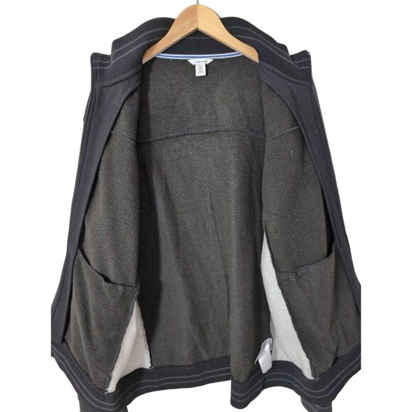 Calvin Klein Full Zip Jacket Mens XL‎ Black Gray Fleece Lined Casual Everyday - Picture 3 of 9